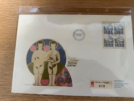 Luxusbrief FDC 11.2.86 Bern Tierkreis Zeichen 