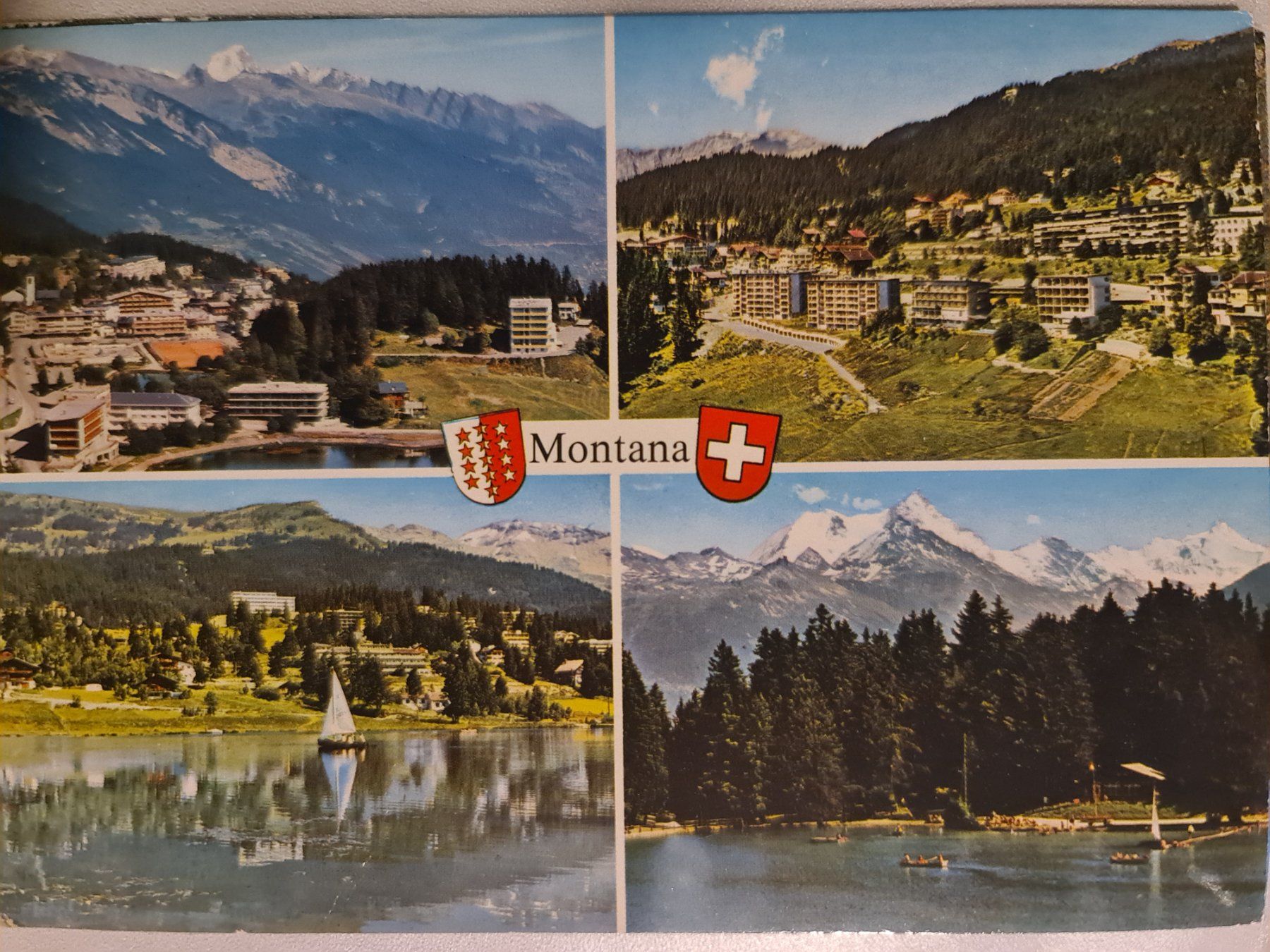 Cartoline postali: Postkarte Montana Schweiz – Usato da Dintikon venduto da Vexi