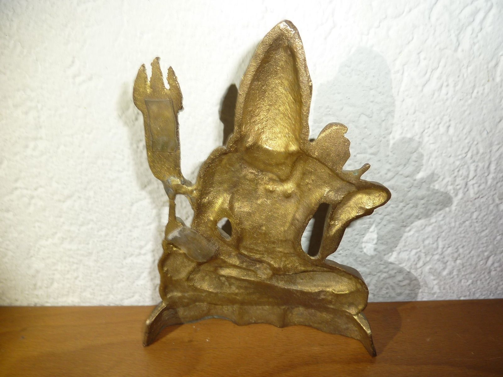 Statuette: Sitzende Shiva Statue Skulptur messing – Usato da Hochfelden venduto da swissice 2