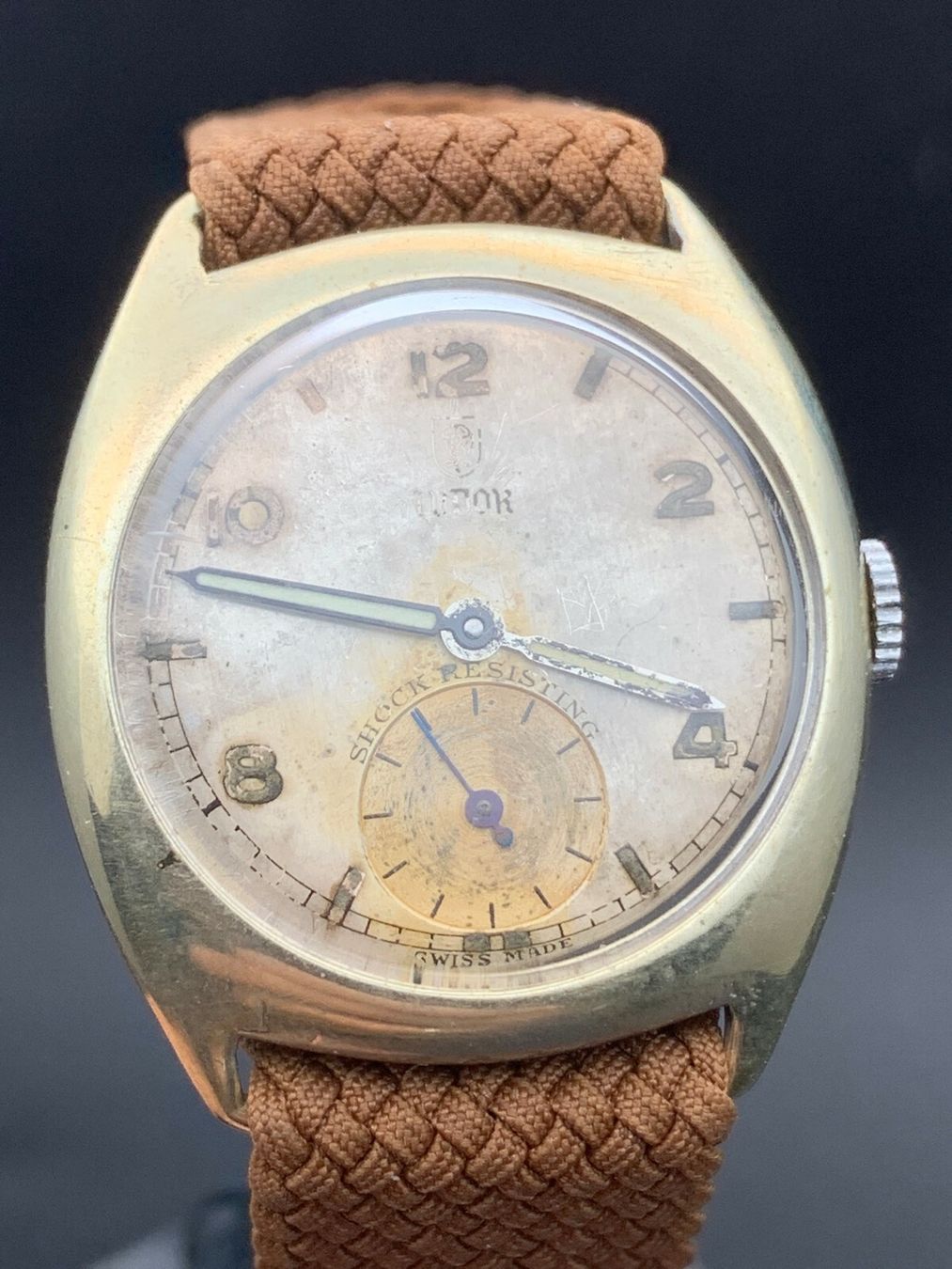 Tudor Orologi: Vintage Tudor Gold Plated – Usato da Adliswil venduto da elm_k6bs