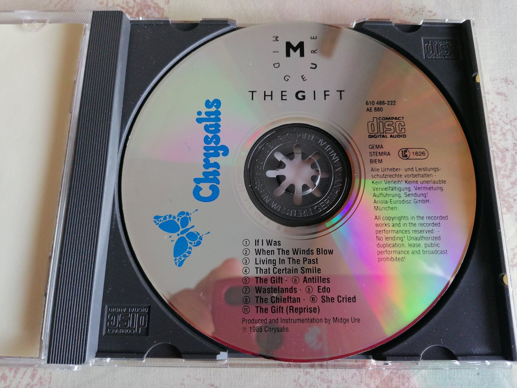 CDs: MIDGE URE - THE GIFT 1985 – Neu (gemäss Beschreibung) aus Ermenswil von easyric 1