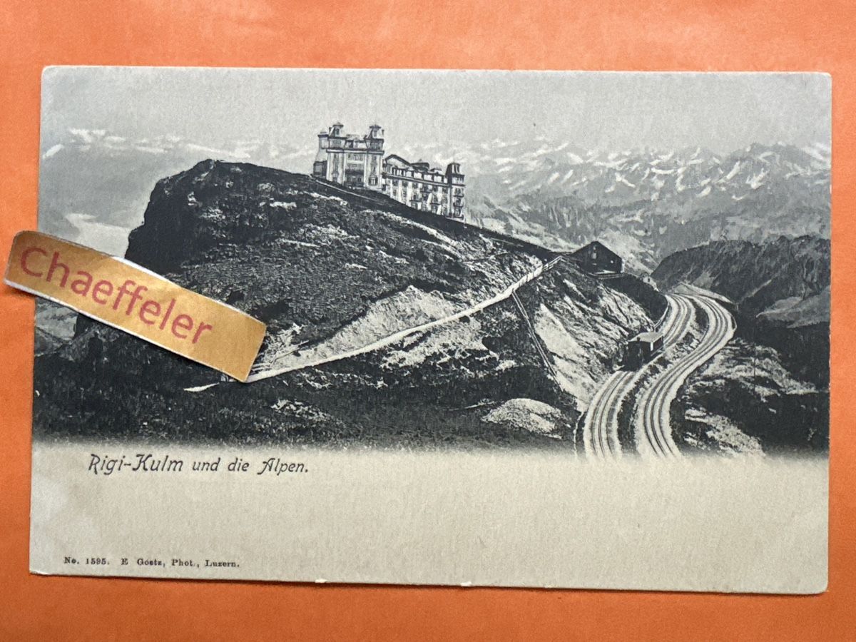 Cartes postales: Rigi-Kulm & die Alpen. – D'occasion à Zürich par Chaeffeler