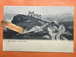 Rigi-Kulm & die Alpen.