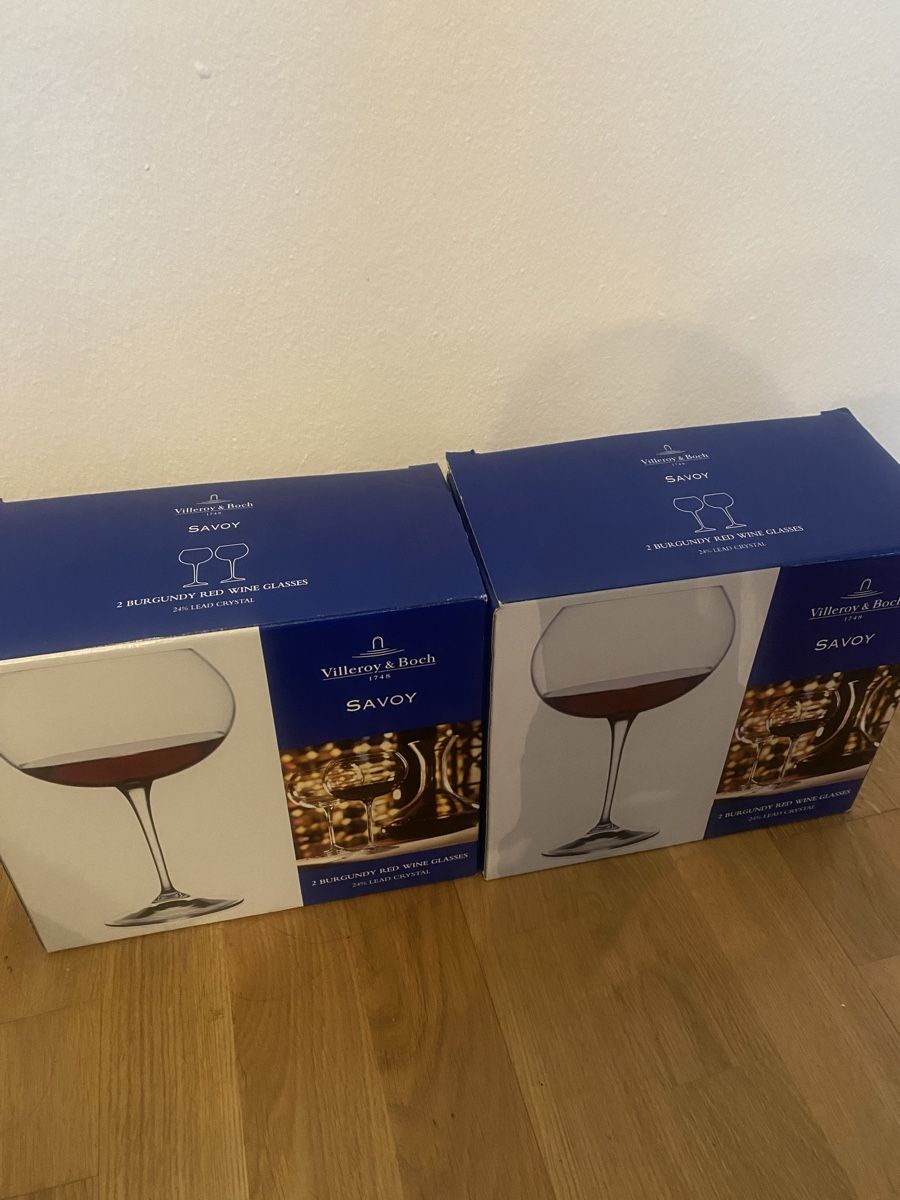 Villeroy & Boch Bicchieri: Villeroy&Boch 4 Red wine glasses – Nuovo e nell'imballaggio originale da Dietikon venduto da Tdaf33 2