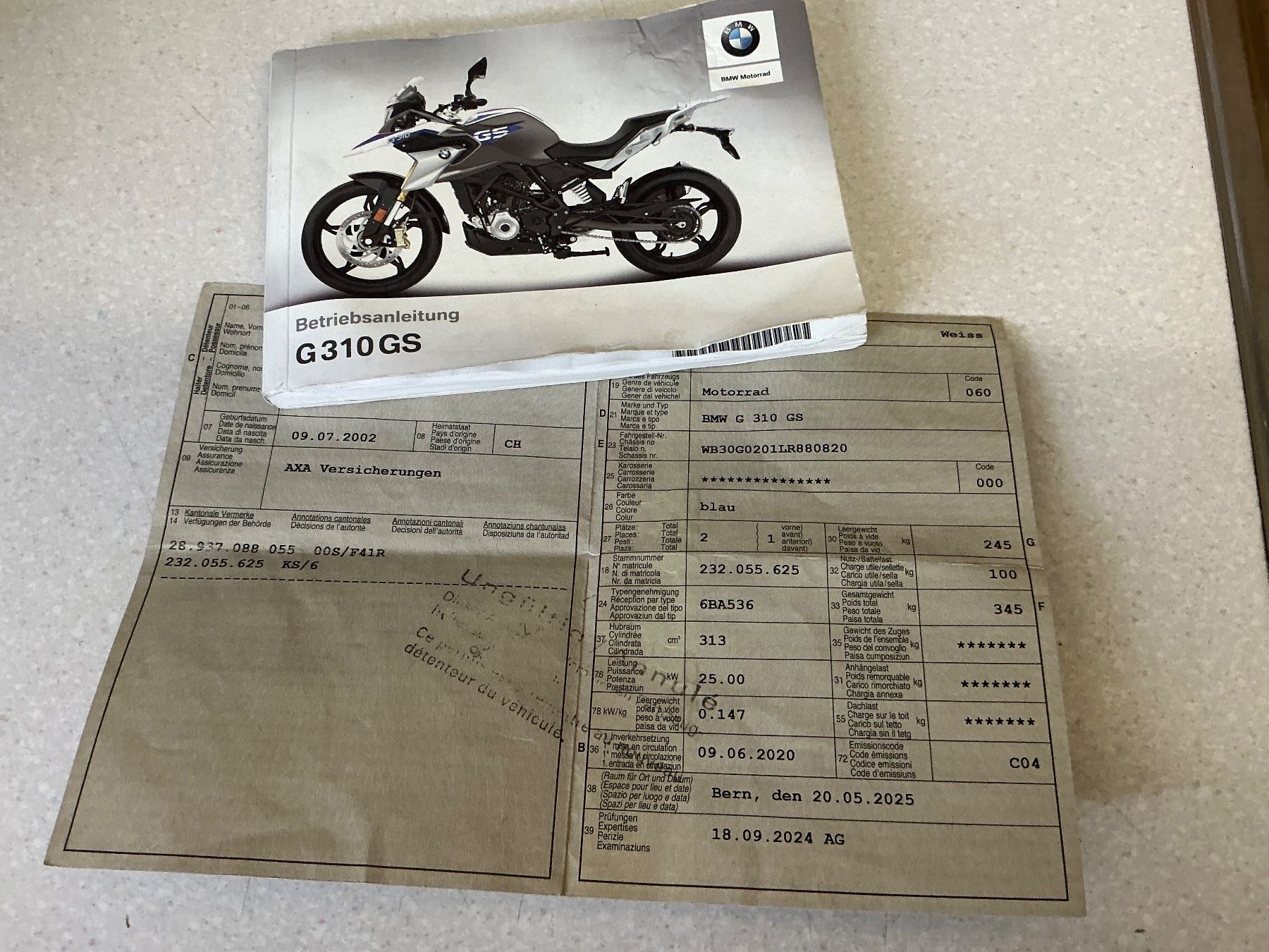 BMW Enduro: BMW G 310 GS AB MFK – Usato da strengelbach venduto da Zoks 9