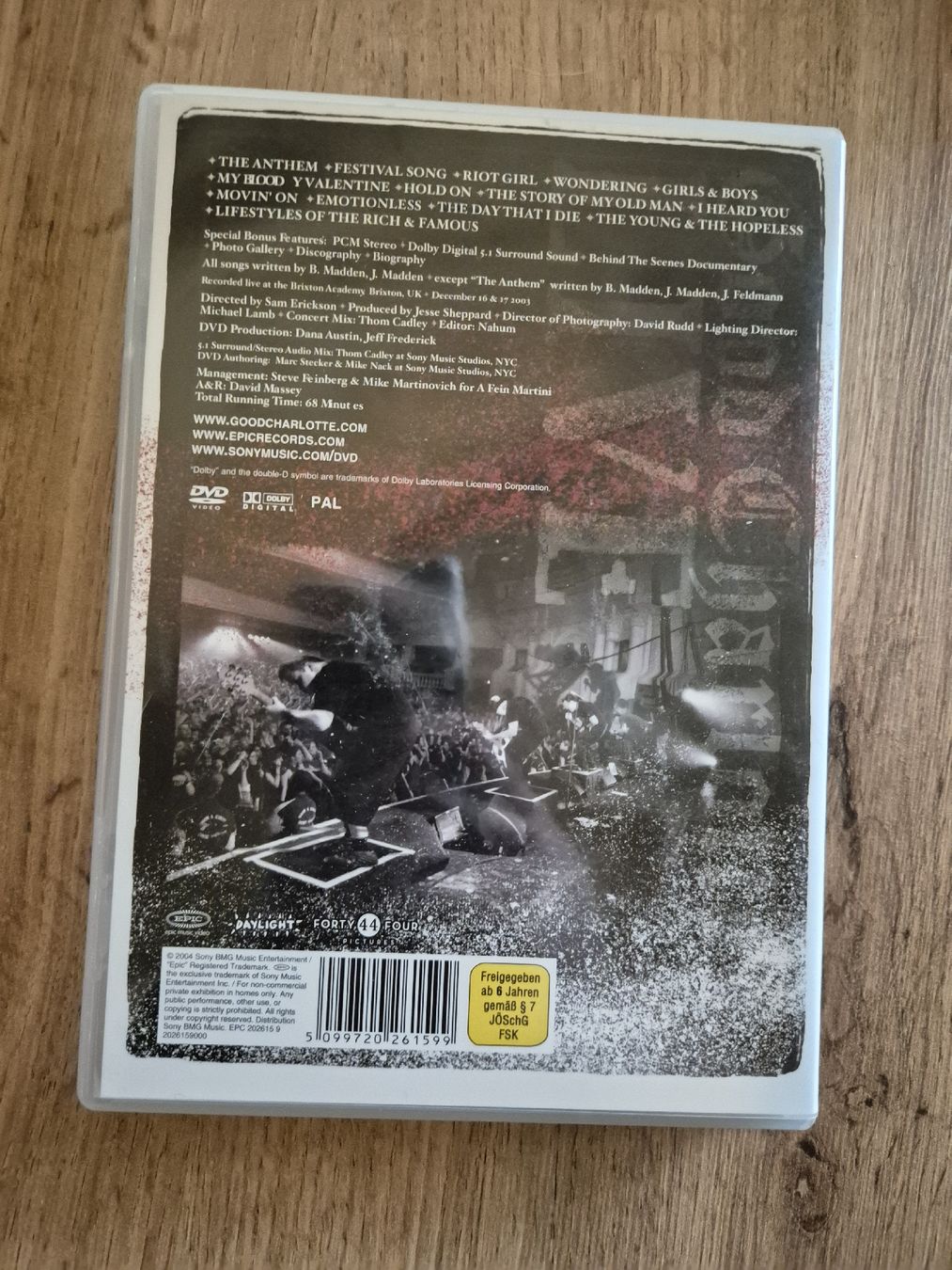 Tutti i DVDs: Good Charlotte Live DVD – Usato da Berneck venduto da jst_nk6y 1