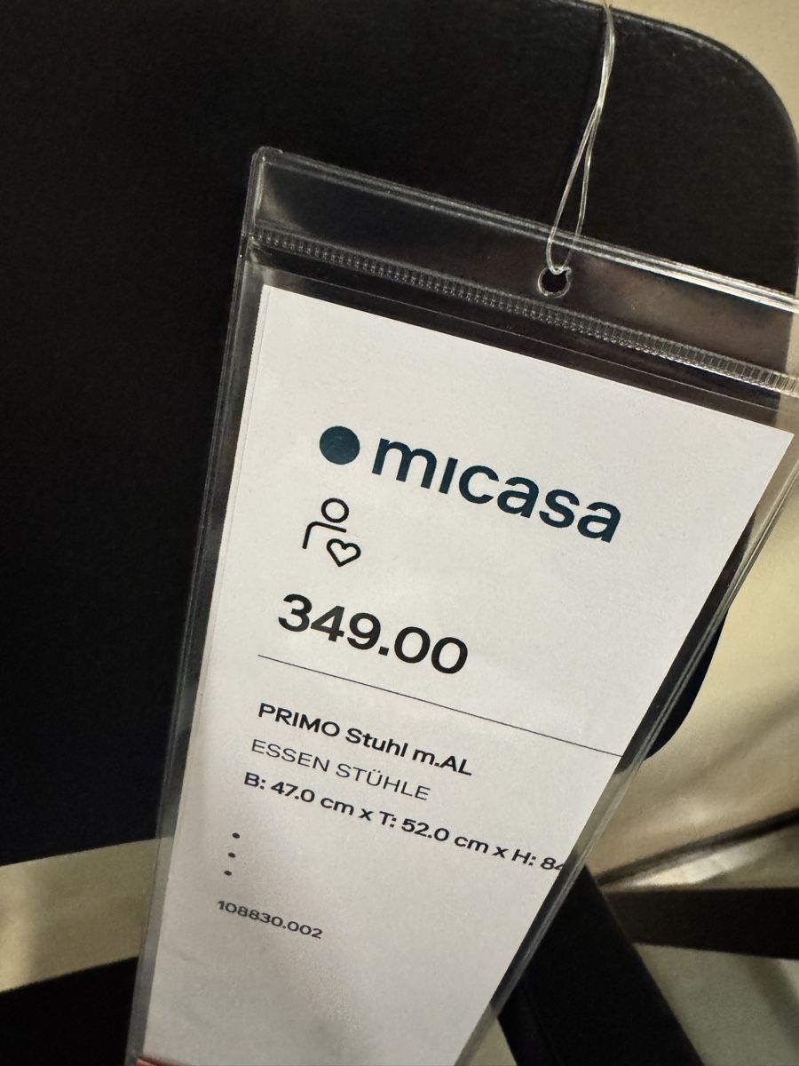 Micasa Stühle: 4 x PRIMO Stuhl – Neu (gemäss Beschreibung) aus Freienstein von JED_8045 4