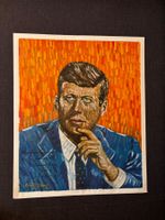 Affiche originale  portrait de John Fitzgeral