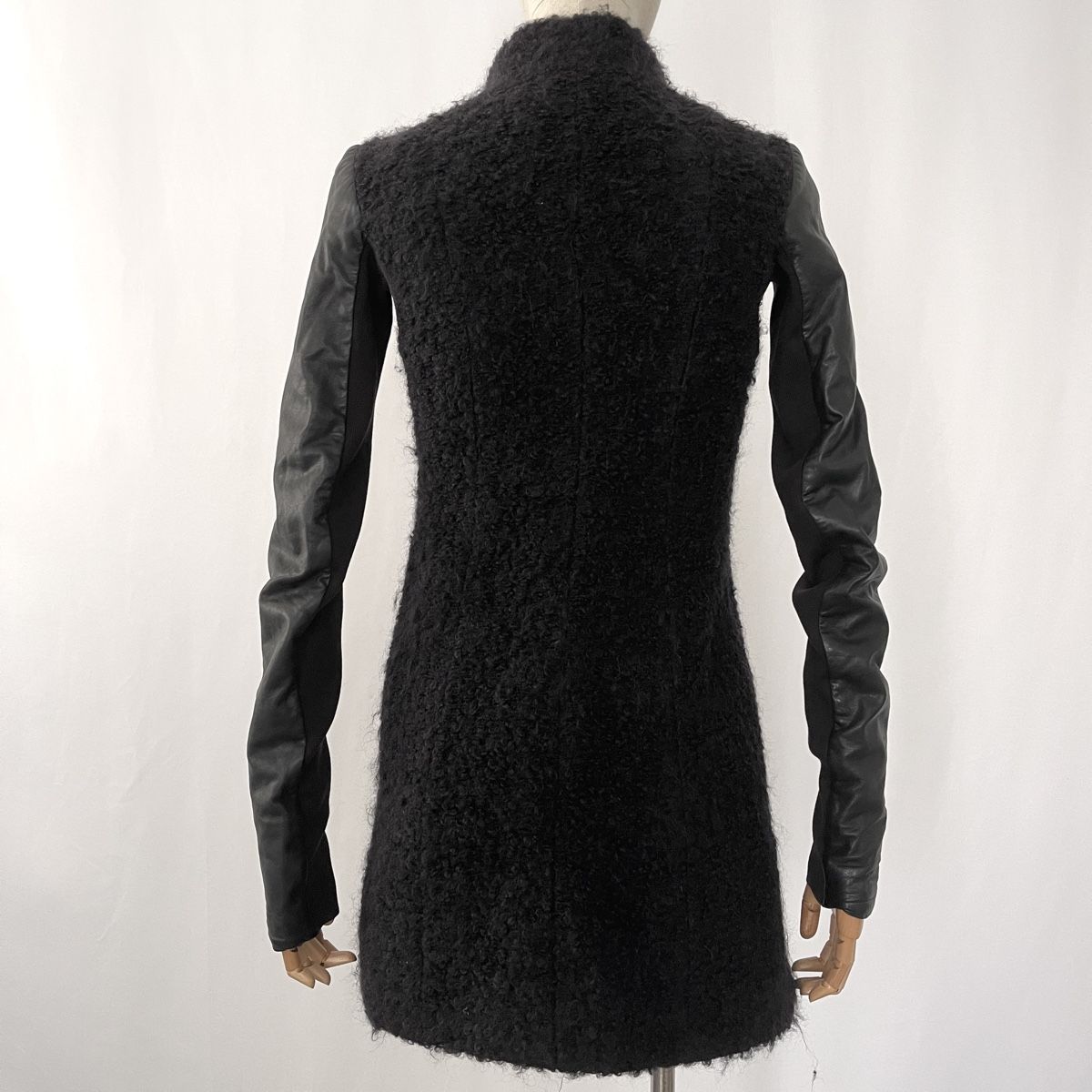 Rick Owens Cappotti: RICK OWENS Wool and Leather Coat – Nuovo (secondo la descrizione) da Emmen venduto da Avviivva_Com2023 3