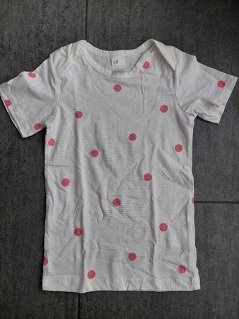 H&M Shirt Gr. 98 mit Pünktli, Top Zustand!