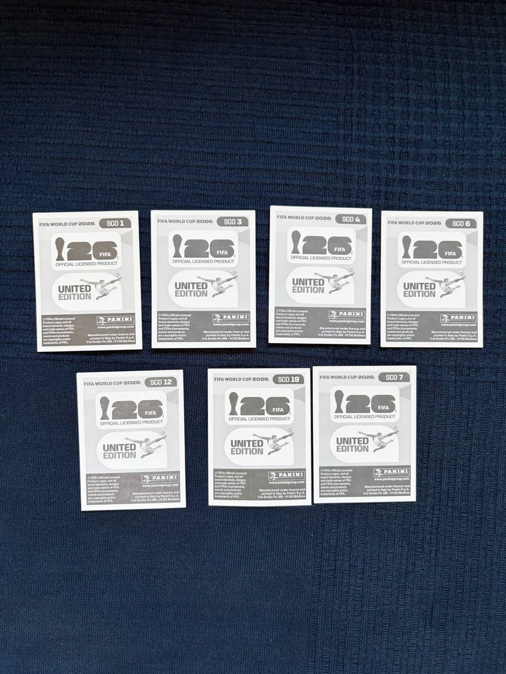 Panini Carte collezionabili: 7 Panini Sammelbilder von Schottland – Usato da Thalwil venduto da kon_v82n 1