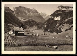 AK Wasserauen, Ebenalp, Wildkirchli, Altmann und Gloggern