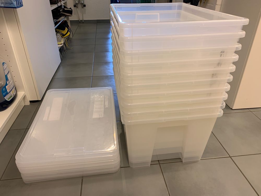 2x IKEA Samla Boxen 55L mit Deckel - Aufbewahrung in Baden-Württemberg - Schorndorf