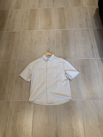 Herren Hemd kurzarm beige Grösse M neuwertig