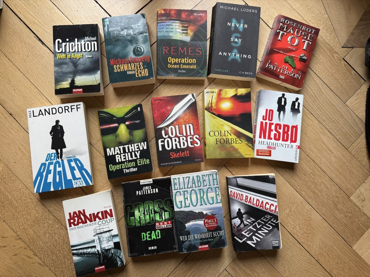 Libri: 14 Romane, Krimi, Thriller – Usato da Niederteufen venduto da adeca02