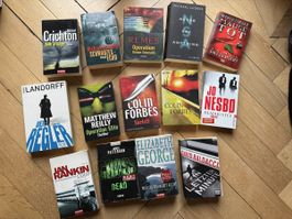 14 Romane, Krimi, Thriller