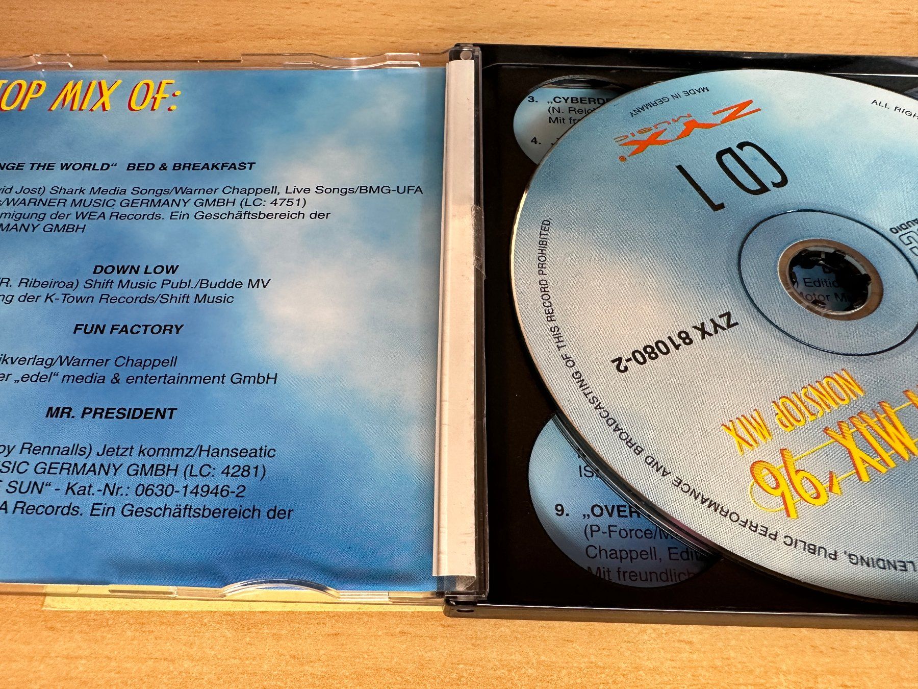 CDs: Various – Summer Hit Mix '96 - 2 CD – Gebraucht aus Rikon im Tösstal von Alpenmutz 2