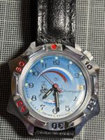 Vostok Komandirskie Armbanduhr neu, läuft. Mechanisches Werk