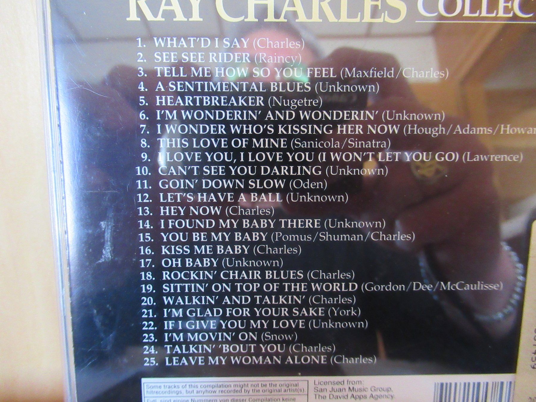 CD: RAY CHARLES COLLECTION - 25 SONGS – Usato da Grône venduto da Mire01 1