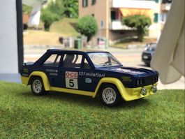Fiat 131 Abarth Rally Modellauto guter Zustand