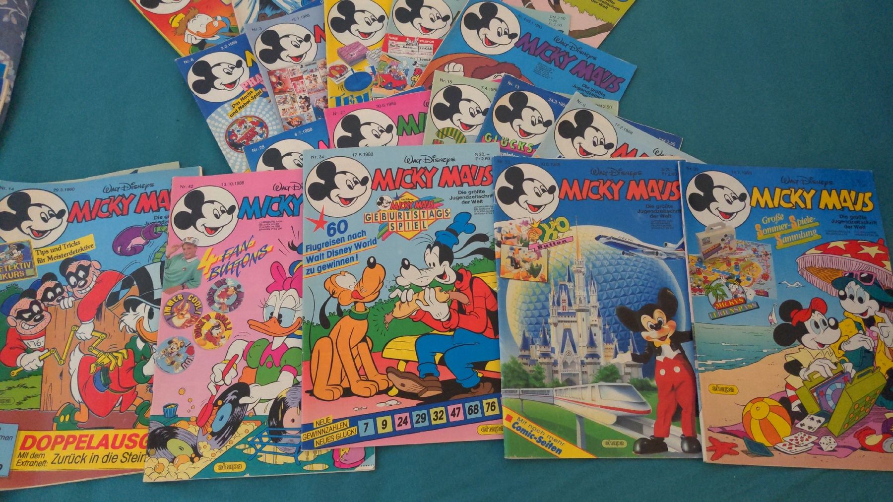 Fumetti: 24x Micky Maus Comics Konvolut - 1980-1990 – Usato da Niederscherli venduto da Mon_Art 2