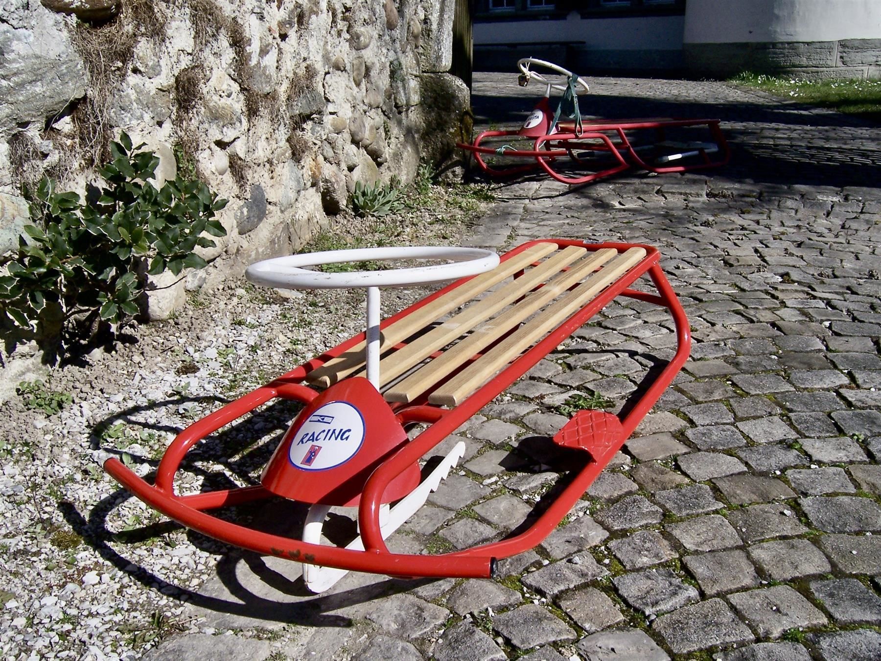 Schlitteln: Schlitten SKS RACING Bob mit Steuerung – Gebraucht aus Kerzers von wisaundso 2