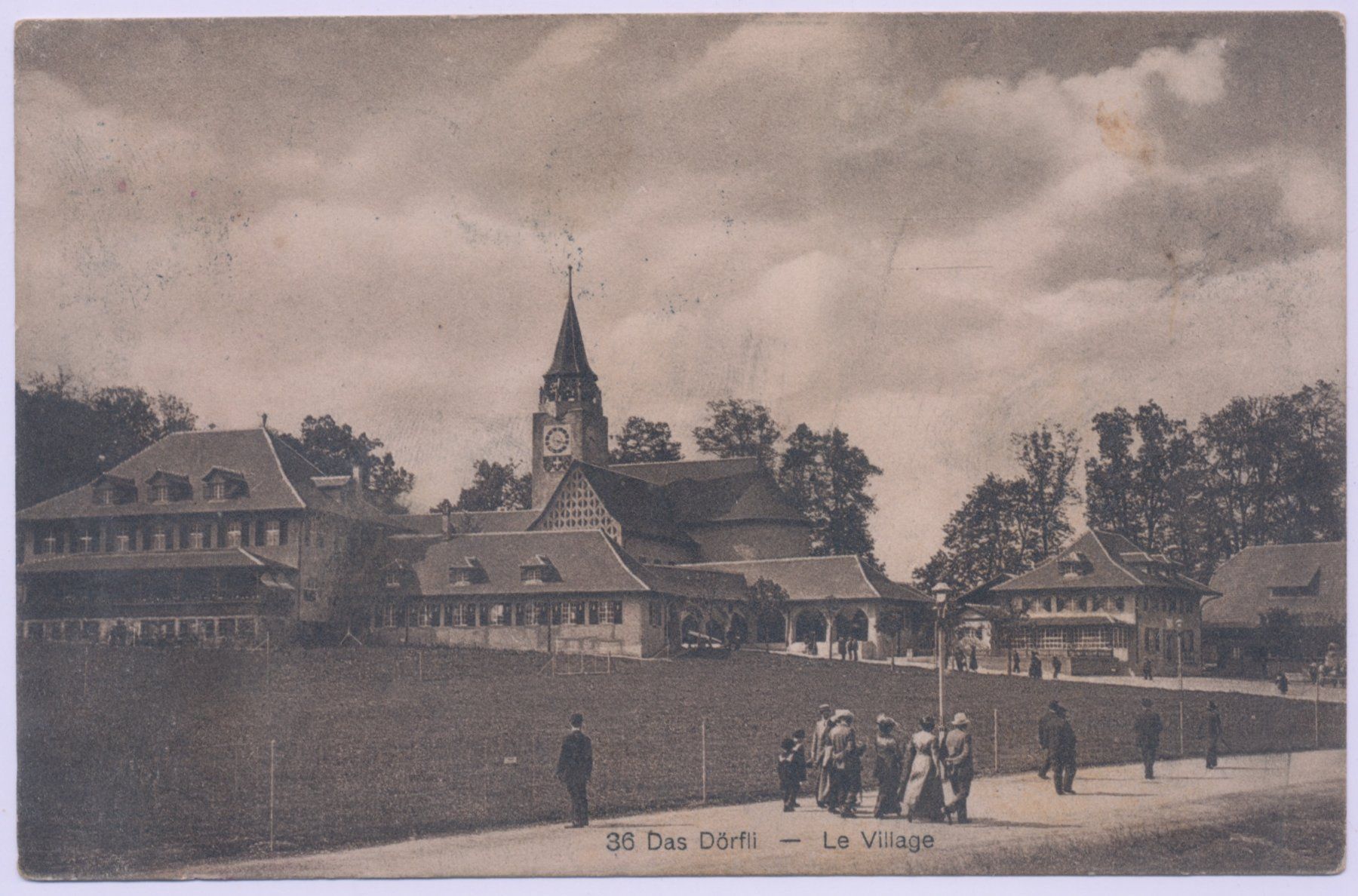 Cartoline postali: Bern 1914  Landesausstellung belebt – Usato da Lützelflüh-Goldbach venduto da blauerkranich