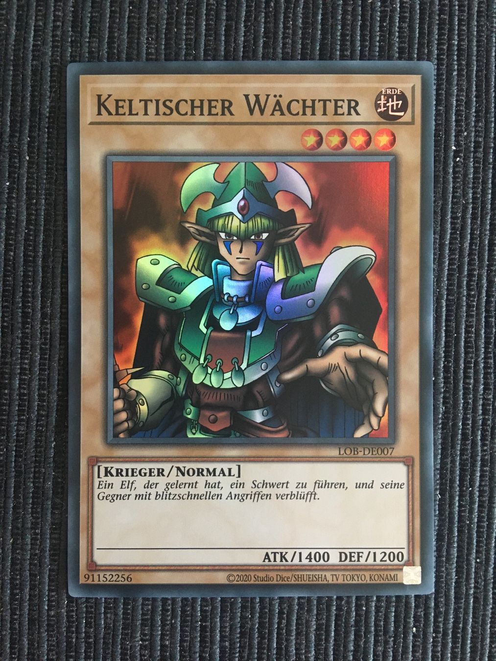 Yugioh Carte collezionabili: Yugioh 25 Keltscher Wächter SR Karte LOB – Nuovo e nell'imballaggio originale da Wabern venduto da Collectfun