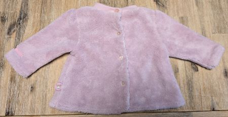 Baby Pullover Baby Club flauschig rosa Motiv Kuh gut