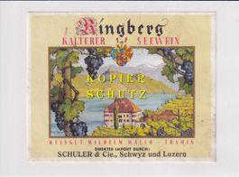 Etikette für Wein - Ringberg (Kalterer-Seewein) /bd
