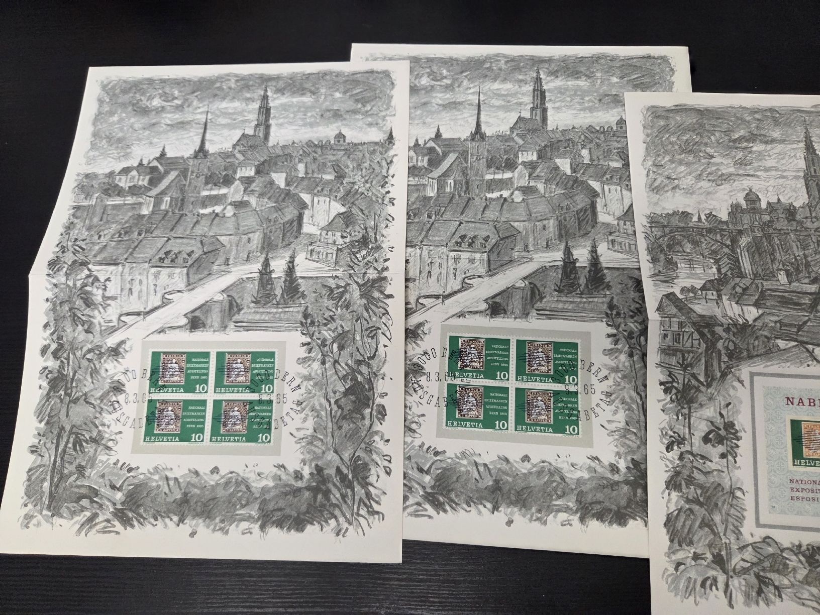 Alle Briefmarken: 3 Stk 1965 Bern Nabra  – Gebraucht aus Dietikon von Allegra34 5