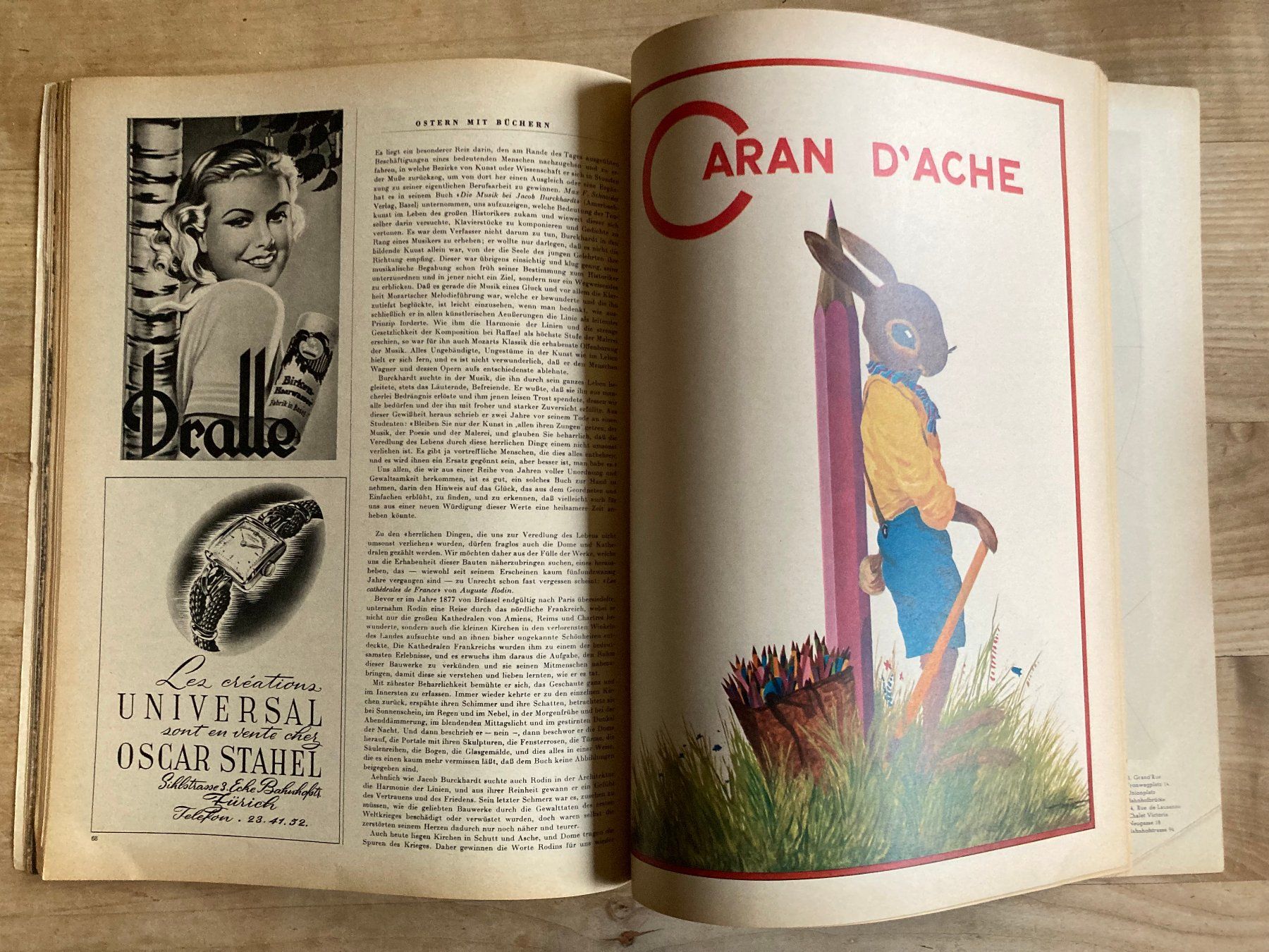 Revues & Magazines: Du (April 1946 - Frühling) – D'occasion à Richterswil par Nathan_adler 5