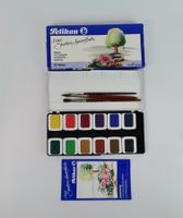 PELIKAN Feine Studien-Aquarellfarbe 12 Farbnäpfe