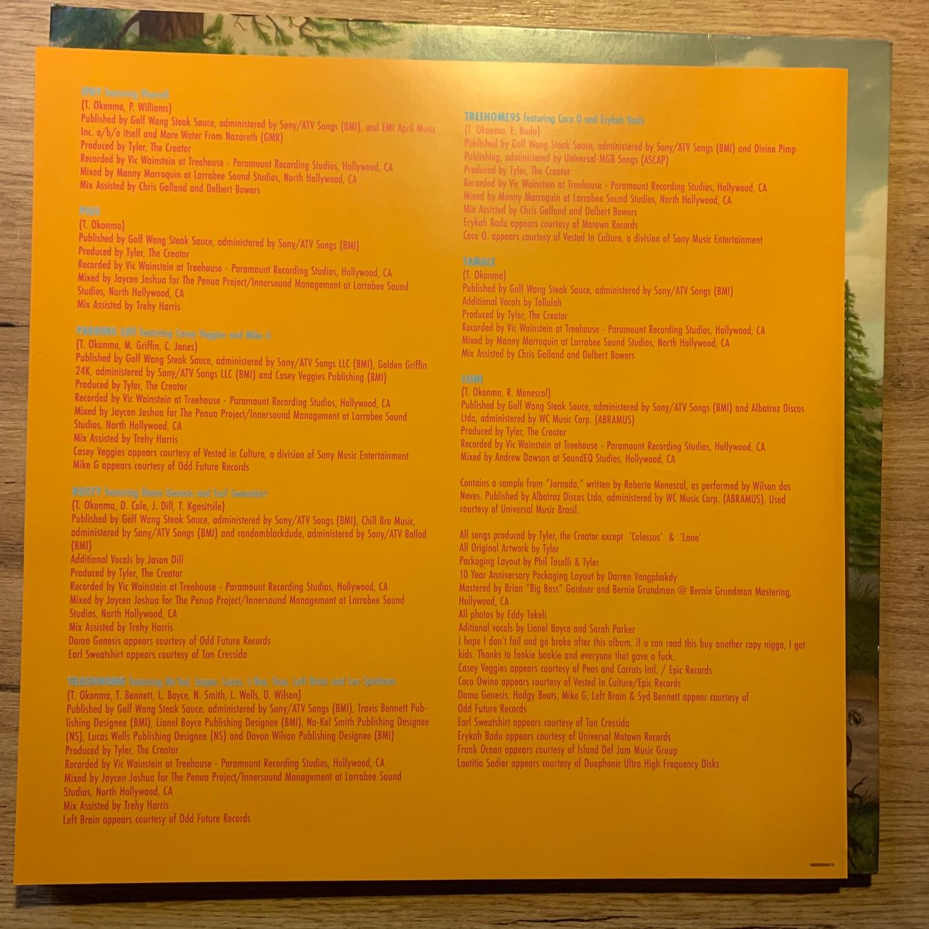 Dischi in vinile: TYLER THE CREATOR - WOLF...RE EU 2023...EX/VG++ – Usato da Gals venduto da Diskopatshop 9