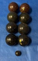 Vintage Bocce Spiel 9 Teilig