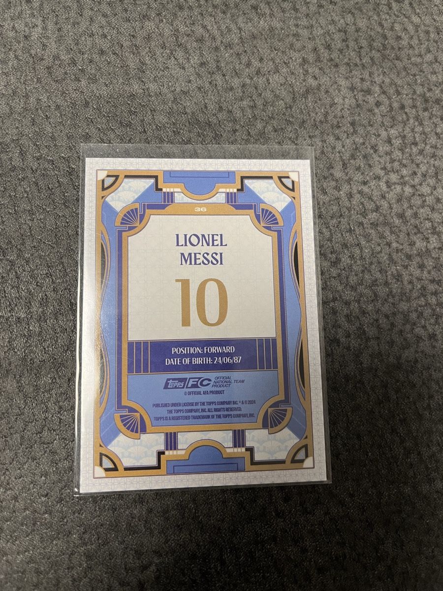 Topps Sammelbilder & Trading cards: Topps Argentinien Box Messi Karte – Neu (gemäss Beschreibung) aus Winterthur von Brachypelma007 1