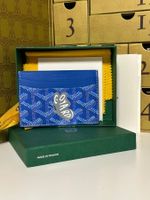 GOYARD Paris Cardholder in Blau