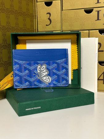 GOYARD Paris Cardholder in Blau