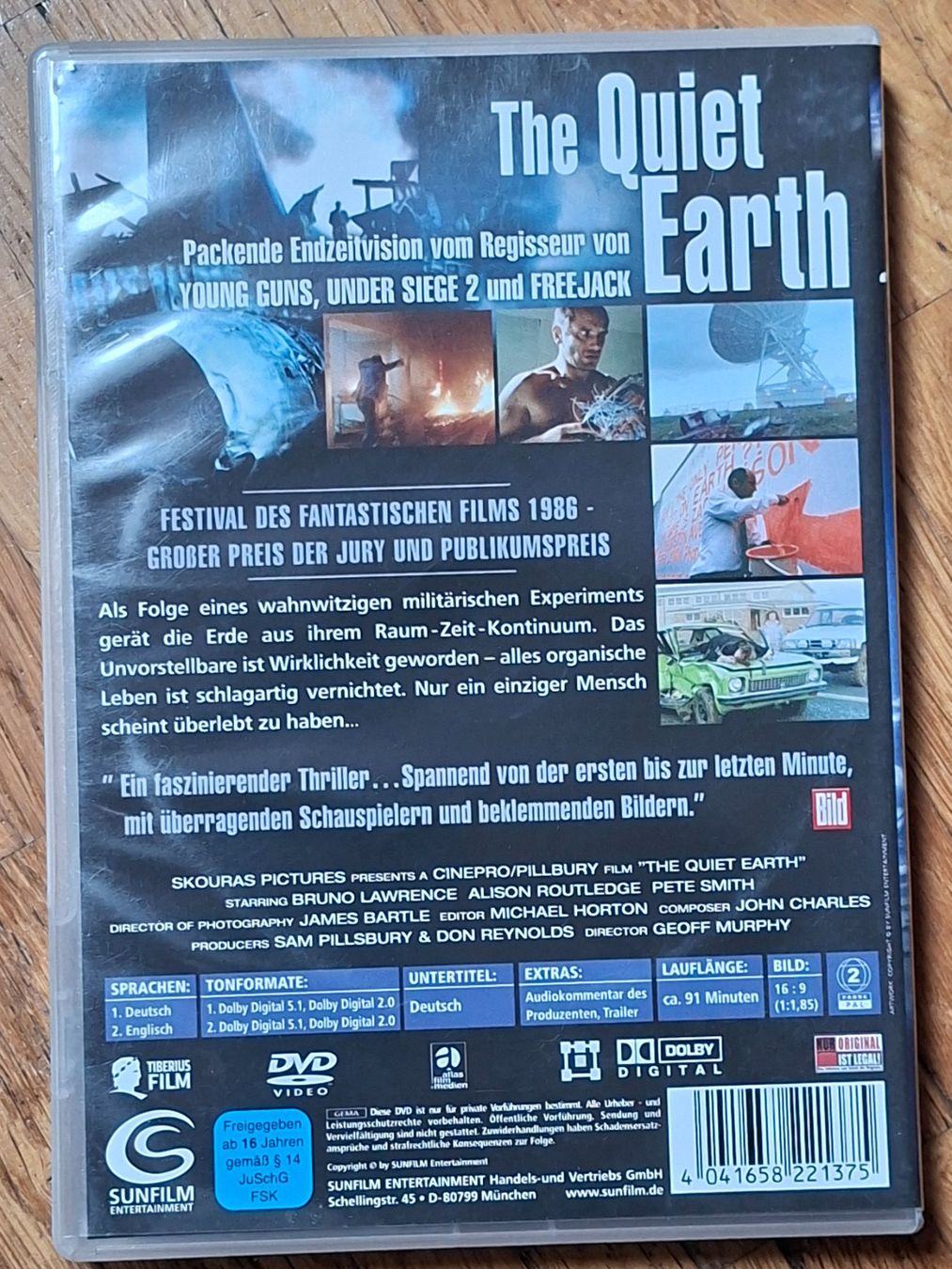 Tous les DVDs: The quiet Earth - Das letzte Experiment – D'occasion à Wallisellen par Sawr 1