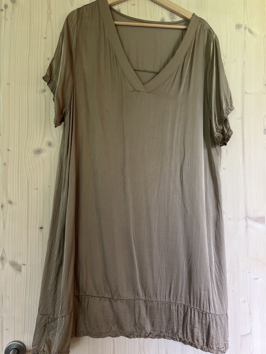 Vestiti: Goldfarbenes Strandkleid Kleid mit Seide neu – Nuovo (secondo la descrizione) da Uebeschi venduto da 1Anna1