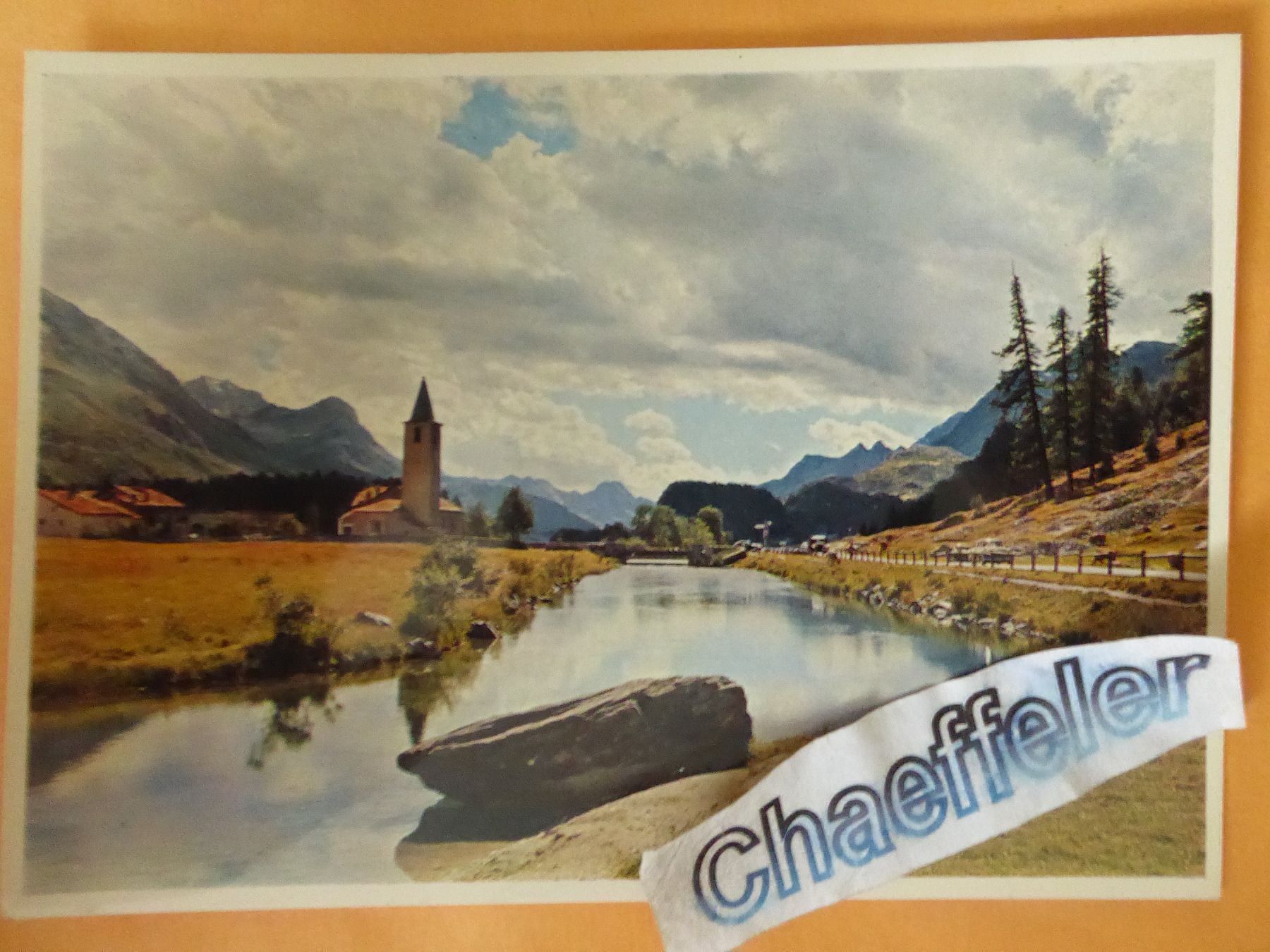 Cartoline postali: 22 Sils-Baselgia, Oberengadin – Usato da Zürich venduto da Chaeffeler