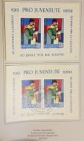 1962, Geschenkheft Pro Juventute ET, im 4-Block Kt. 52.-++