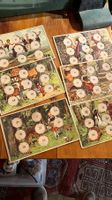 Jeu ancien Loto Illustration Lotto