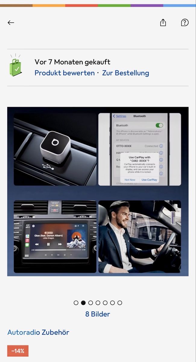 Sistemi audio & multimediali: Ottocast Wireless CarPlay Android Adapter CP88-T2 Mini – Nuovo (secondo la descrizione) da Bonstetten venduto da Ez_pat 5