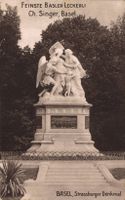 Feinste Basler Leckerli Strassburger Denkmal Basel, 1924