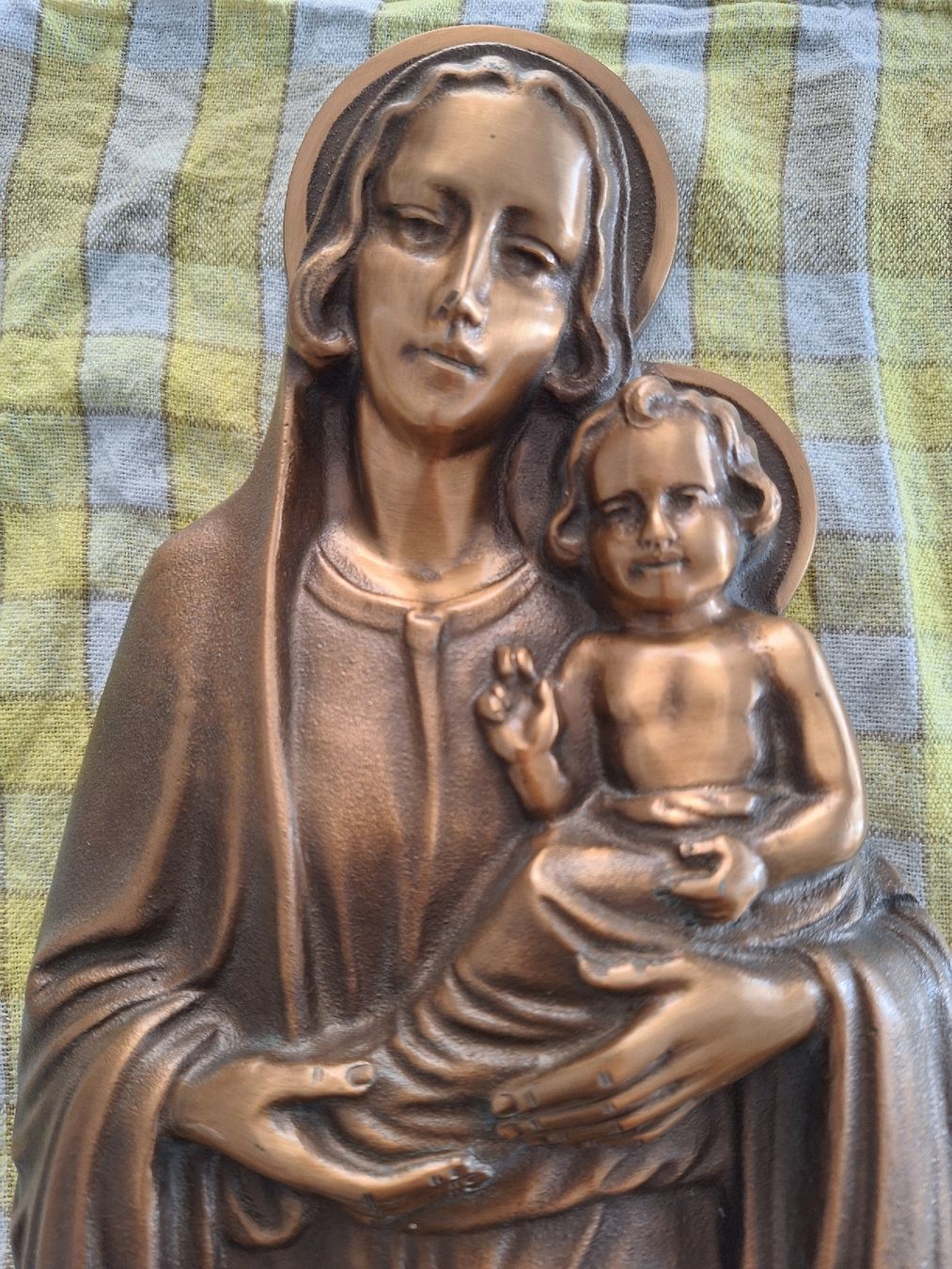 Sculture & Statue: Madonna mit Kind, massiv 50cm – Usato da Vilters venduto da Fleiflomi 3
