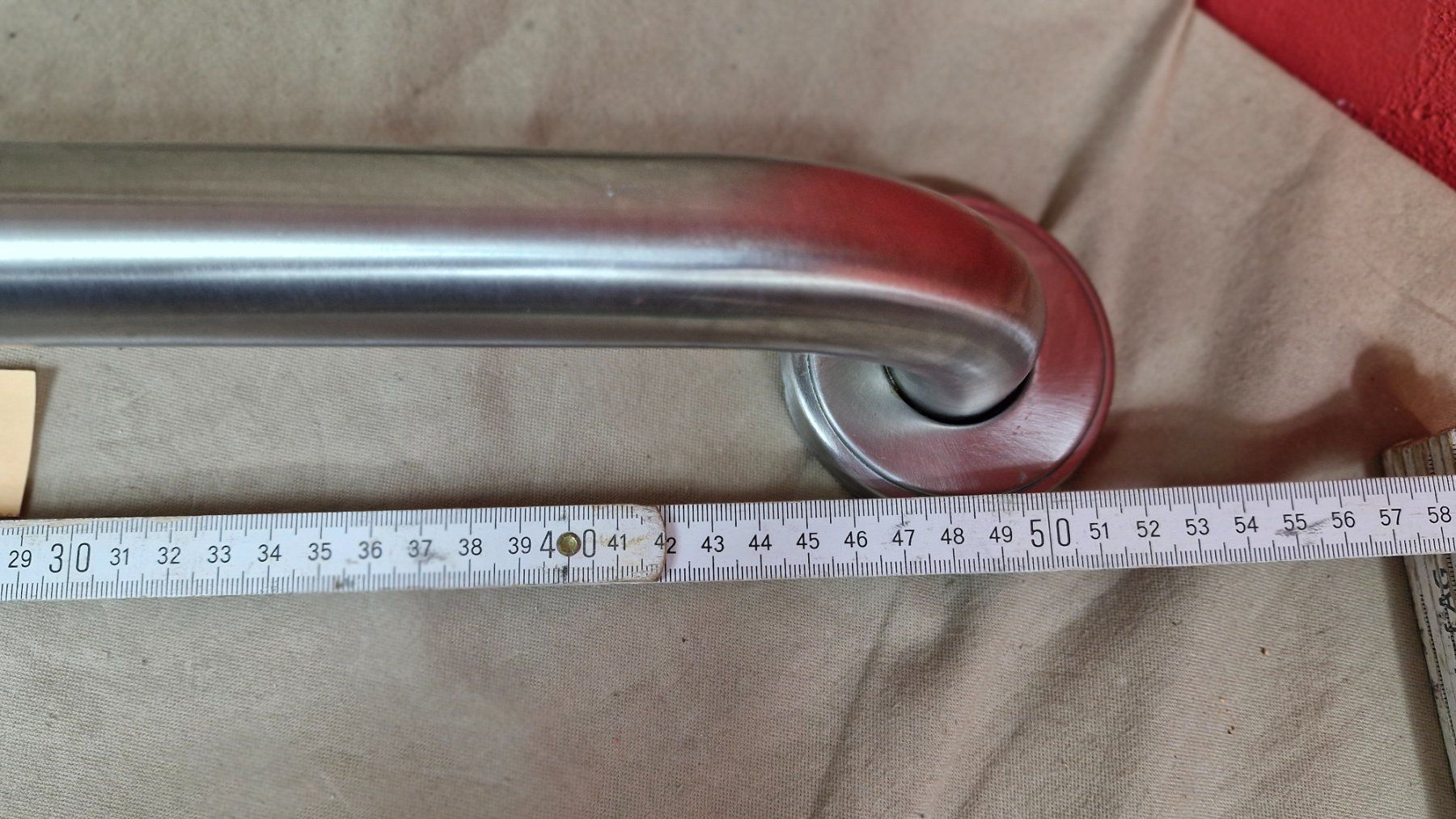 Ringhiere: Haltegriff WC oder Badewanne Chromstahl 52 cm (163) – Usato da Dorf venduto da Zur-Lingg 1