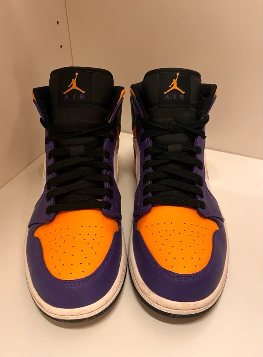 Jordan Scarpe da uomo: Air Jordan 1 Mid "Lakers" – Nuovo (secondo la descrizione) da Pieterlen venduto da l.pro6 2