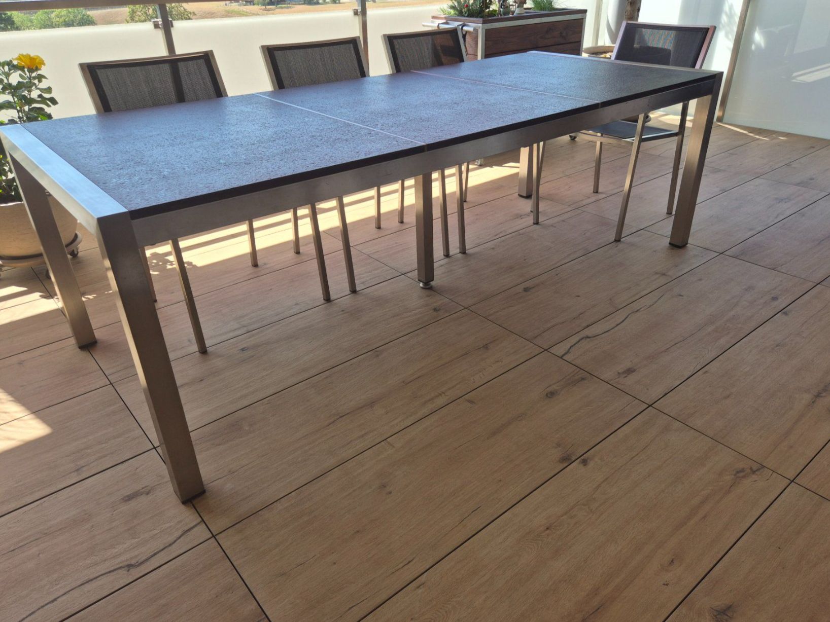 Tavoli: Edelstahl Granittisch 240cm – Usato da Lütisburg venduto da urbsus 7