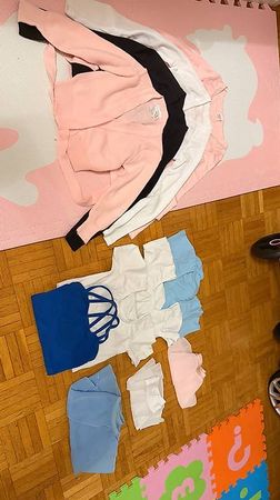 vetements de balet fille taille de 4 a 8 ans